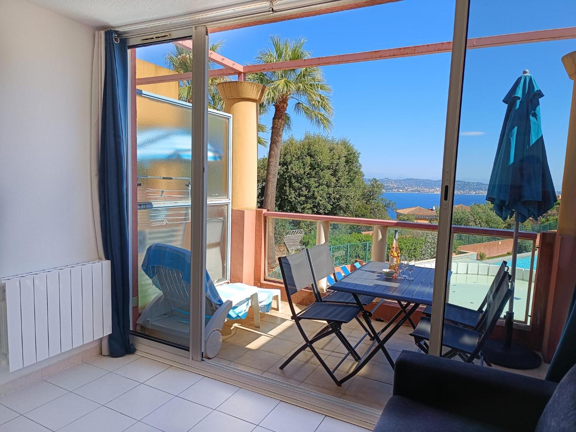 Magnifique Vue Mer Et Piscine - Les Cles De L Esterel Théoule-sur-Mer Екстериор снимка