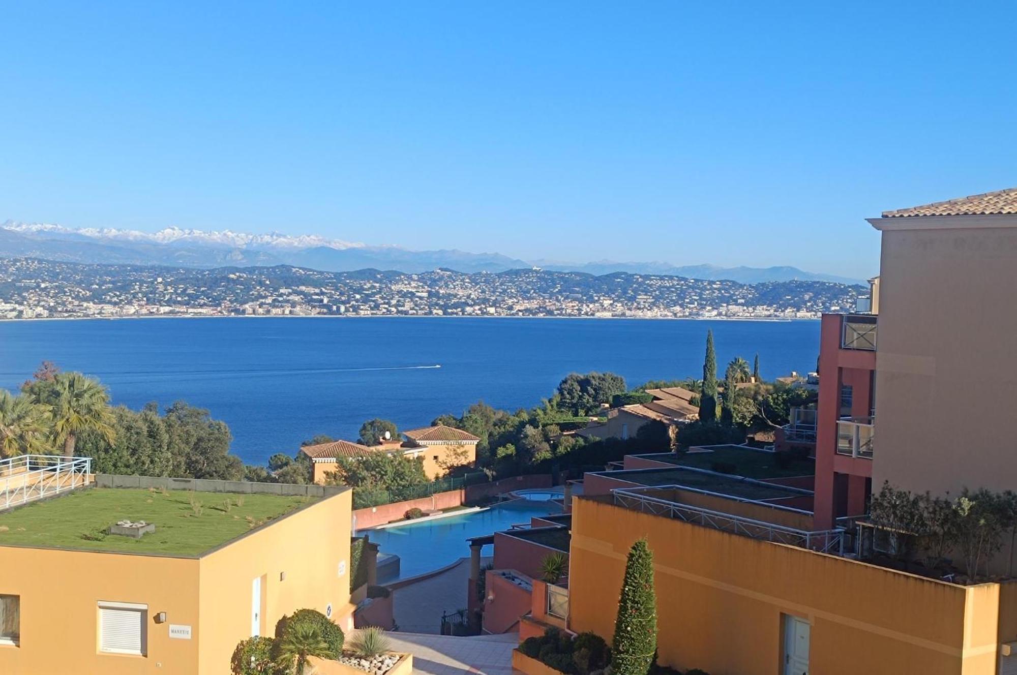 Magnifique Vue Mer Et Piscine - Les Cles De L Esterel Théoule-sur-Mer Екстериор снимка